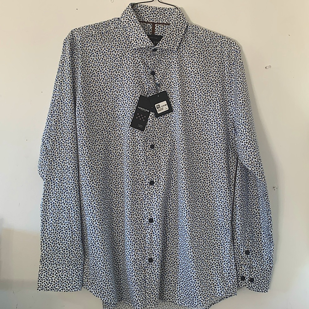 Slim fit, Printed European Fabrics, Casual Shirt